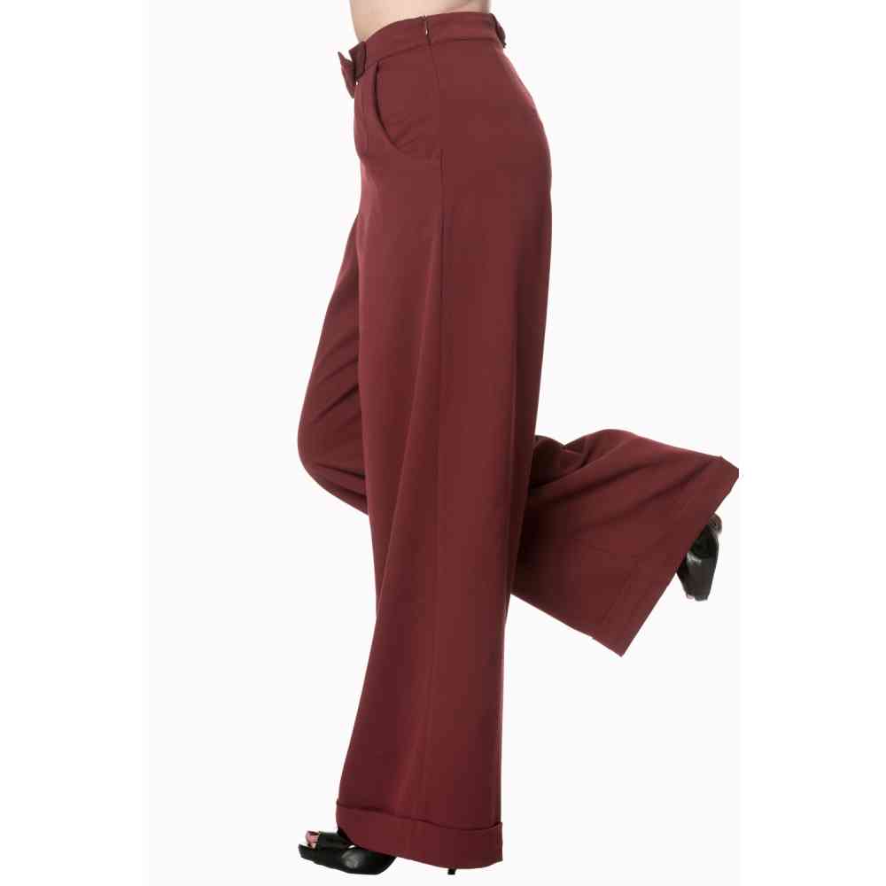 Dancing Days - HIDDEN AWAY Pantalon large - Rouge Product image